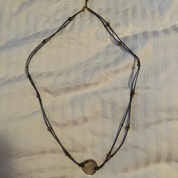 Amber crystal necklace (or bracelet) - Picture 1 of 2